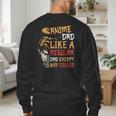 Men Anime Father's Day Anime Dad Except Way Cooler Men's Sweatshirt Back Print