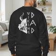 Men Celtic Norse Mythology Viking Dad Men's Sweatshirt Back Print