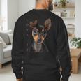 Miniature Pinscher Shirt Dog Mom Dad Tshirt Love Puppy Pet Men's Sweatshirt Back Print