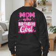 Mom And Dad Birthday Girl Family Matching Party Decorations Men's Sweatshirt Back Print