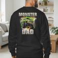 Monster Truck Dad Monster Truck Are My Jam Adults Kids Men's Sweatshirt Back Print