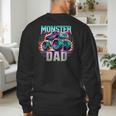 Monster Truck Dad Monster Truck Are My Jam Truck Lovers Men's Sweatshirt Back Print
