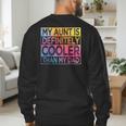 Nephew Niece My Aunt Is Cooler Than My Dad Men's Sweatshirt Back Print