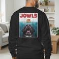 Newfoundland Dog Newfie Lab Jowls Burger Dog Mom Dad Men's Sweatshirt Back Print Newfoundland Dog Newfie Lab Jowls Burger Dog Mom Dad Men's Sweatshirt Back Print