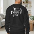 Number 11's Biggest Fan Shirt Basketball Player Mom Dad Men's Sweatshirt Back Print