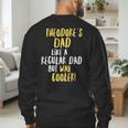 Theodore's Dad Text Men Boys Men's Sweatshirt Back Print