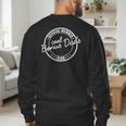 Official Member Cool Bonus Dads Club Dad Father's Day Men's Sweatshirt Back Print Official Member Cool Bonus Dads Club Dad Father's Day Men's Sweatshirt Back Print