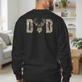 Old School Camo Dad Hunting Camouflage Deer Father's Day Men's Sweatshirt Back Print