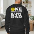 One Happy Dude Dad 1st Birthday Family Matching Men's Sweatshirt Back Print