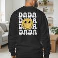 One Happy Family Birthday Matching Apparel Dada One Happy Dude Birthday Theme Family Matching Adult Child Short Sleeve Crew Neck Classic Fit Polyester 50 Cotton 50 Men's Sweatshirt Back Print