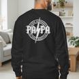 Papa Like A Grandpa Fathers Day Rocker Dad Rock Music Men Men's Sweatshirt Back Print Papa Like A Grandpa Fathers Day Rocker Dad Rock Music Men Men's Sweatshirt Back Print