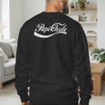 Papi Chulo Mexican Dad Father's Dad Chingon Fathers Day Men's Sweatshirt Back Print