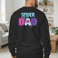 Parents Mom Spider Dad Matching Family Birthday Men's Sweatshirt Back Print