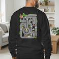 Play Cars On Dad's Back Shirt Kids And Fathers Play Men's Sweatshirt Back Print Play Cars On Dad's Back Shirt Kids And Fathers Play Men's Sweatshirt Back Print