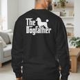 Poodle The Dogfather Cool Dog Daddy Dad Papa Father Men Kids Men's Sweatshirt Back Print