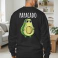 Pregnancy Announcement Shirts Men Dad Papacado Men's Sweatshirt Back Print