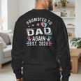 Promoted To Dad Again Est 2026 Vintage Dad Men's Sweatshirt Back Print