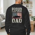 Proud Coast Guard Dad USCG American Flag T-Shirt Men's Sweatshirt Back Print Proud Coast Guard Dad USCG American Flag T-Shirt Men's Sweatshirt Back Print