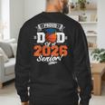 Proud Dad Of A 2026 Senior Basketball Graduation Men's Sweatshirt Back Print