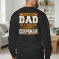 Proud Dad Of Awesome Corpsman Father's Day Men's Sweatshirt Back Print