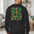 Proud Dad Of a Cookie Dealer Scout Troop Cookie Dealer Girls Men's Sweatshirt Back Print