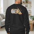 Pug Anti Depressant Mom Dad Kids Men's Sweatshirt Back Print Pug Anti Depressant Mom Dad Kids Men's Sweatshirt Back Print