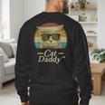 Retro Cat Daddy 80s 90s Style Sunglasses Men's Sweatshirt Back Print