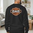 Retro Cool Dad Club Birthday Father's Day For Men Men's Sweatshirt Back Print