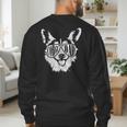 Retro Corgi Dad Dog Owner Pet Welsh Corgi Fathers Day Men's Sweatshirt Back Print