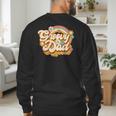 Retro Groovy Dad Family Birthday 60s 70s Hippie Costume Men's Sweatshirt Back Print Retro Groovy Dad Family Birthday 60s 70s Hippie Costume Men's Sweatshirt Back Print