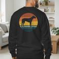 Rhodesian Ridgeback Vintage Retro Dog Mom Dad Men's Sweatshirt Back Print