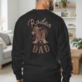 Rodeo Dad Western Cowboy Birthday Boy Family Matching Party Men's Sweatshirt Back Print