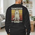 Samoyed Dad Men's Sweatshirt Back Print