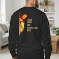I Saw That I'm Telling Dad Religious Christian Jesus Men's Sweatshirt Back Print