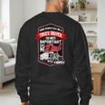 Semi Truck Driver For Truckers And Dads Small Men's Sweatshirt Back Print