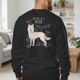 Siberian Husky Dog Anatomy Pet Mom Cute Dog Dad Men Women Kids Men's Sweatshirt Back Print Siberian Husky Dog Anatomy Pet Mom Cute Dog Dad Men Women Kids Men's Sweatshirt Back Print