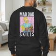 The Simpsons Father's Day Mad Dad Skills Homer Poster Men's Sweatshirt Back Print