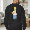 The Simpsons Homer Number 1 Dad Father's Day V2 Men's Sweatshirt Back Print