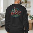 Skeleton Dad Tax Making Sure It's Not Poison Father's Day Men's Sweatshirt Back Print