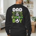 Soccer Dad Birthday Boy Party Soccer Family Matching Men's Sweatshirt Back Print