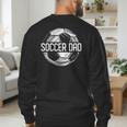Soccer Dad Family Matching Team Player Sport Lover Papa Men's Sweatshirt Back Print