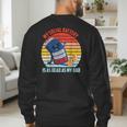 My Social Battery Is As Dead As My Dad Men's Sweatshirt Back Print