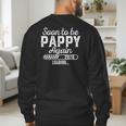 Soon To Be Pappy Again Est 2026 Future New Dad Men's Sweatshirt Back Print