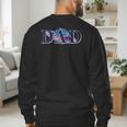 Space Dad Family Matching Mom Space Birthday Theme Party Men's Sweatshirt Back Print Space Dad Family Matching Mom Space Birthday Theme Party Men's Sweatshirt Back Print