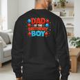 Spider Birthday Party Dad Of The Birthday Boys Spider Webs Men's Sweatshirt Back Print