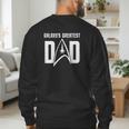 Star Trek Father's Day Galaxy's Greatest Dad Badge Men's Sweatshirt Back Print