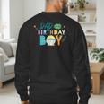 Star Wars Grogu Mandalorian Toon Dad Of The Birthday Boy Men's Sweatshirt Back Print