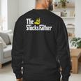 The Stocks Father Trader Dad Men's Sweatshirt Back Print