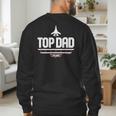 Top Gun Father's Day Top Dad Men's Sweatshirt Back Print Top Gun Father's Day Top Dad Men's Sweatshirt Back Print
