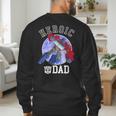Transformers Father's Day Optimus Prime Heroic Dad Vintage Men's Sweatshirt Back Print